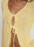 Swain Knit Cardigan Lemon