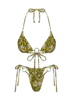 Sunbrella Triangle Bikini Top Snake