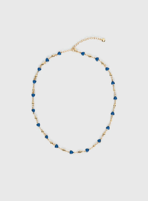 Abagail Gemstone Necklace Gold