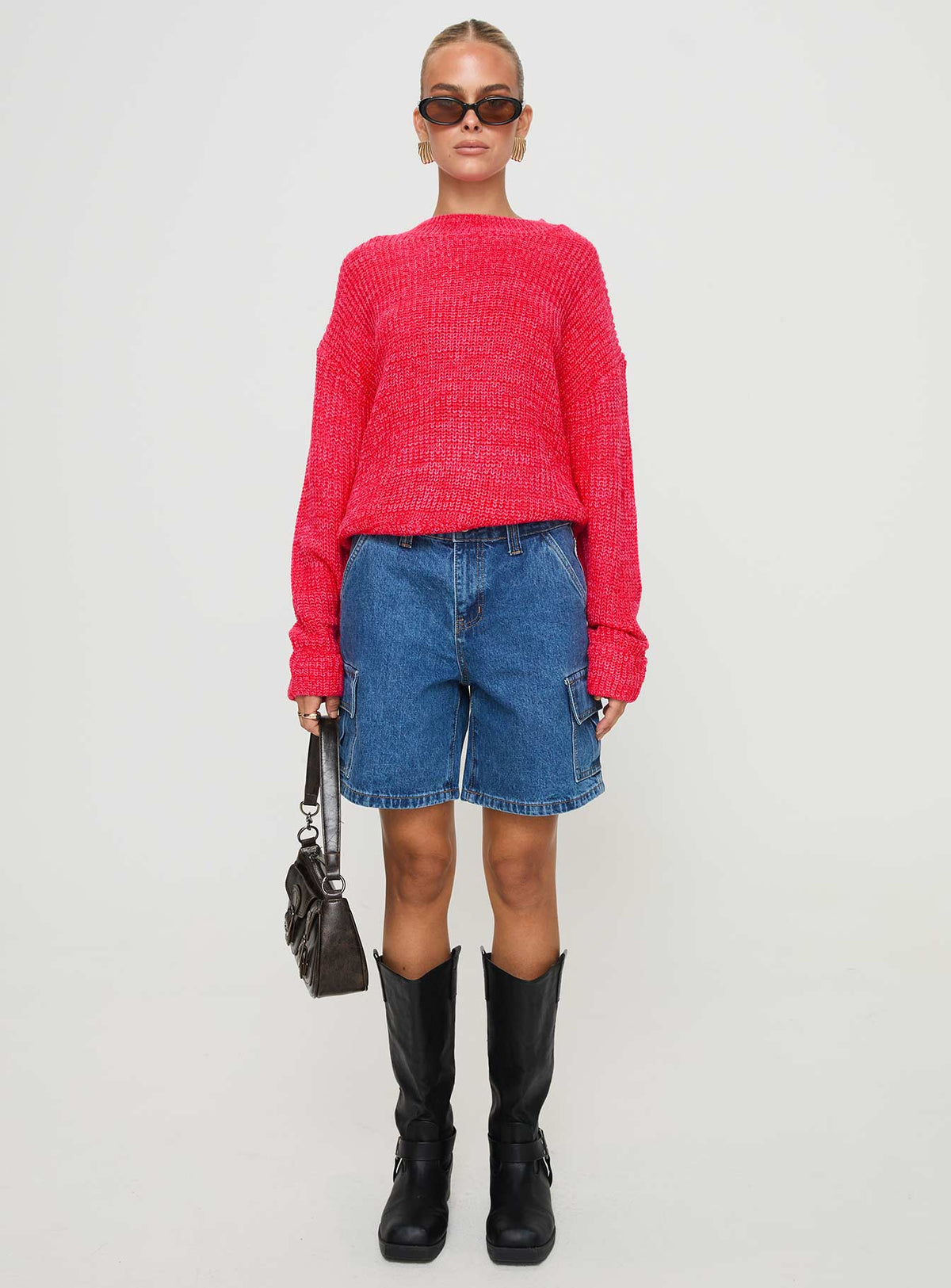 Bae Sweater Pink Red