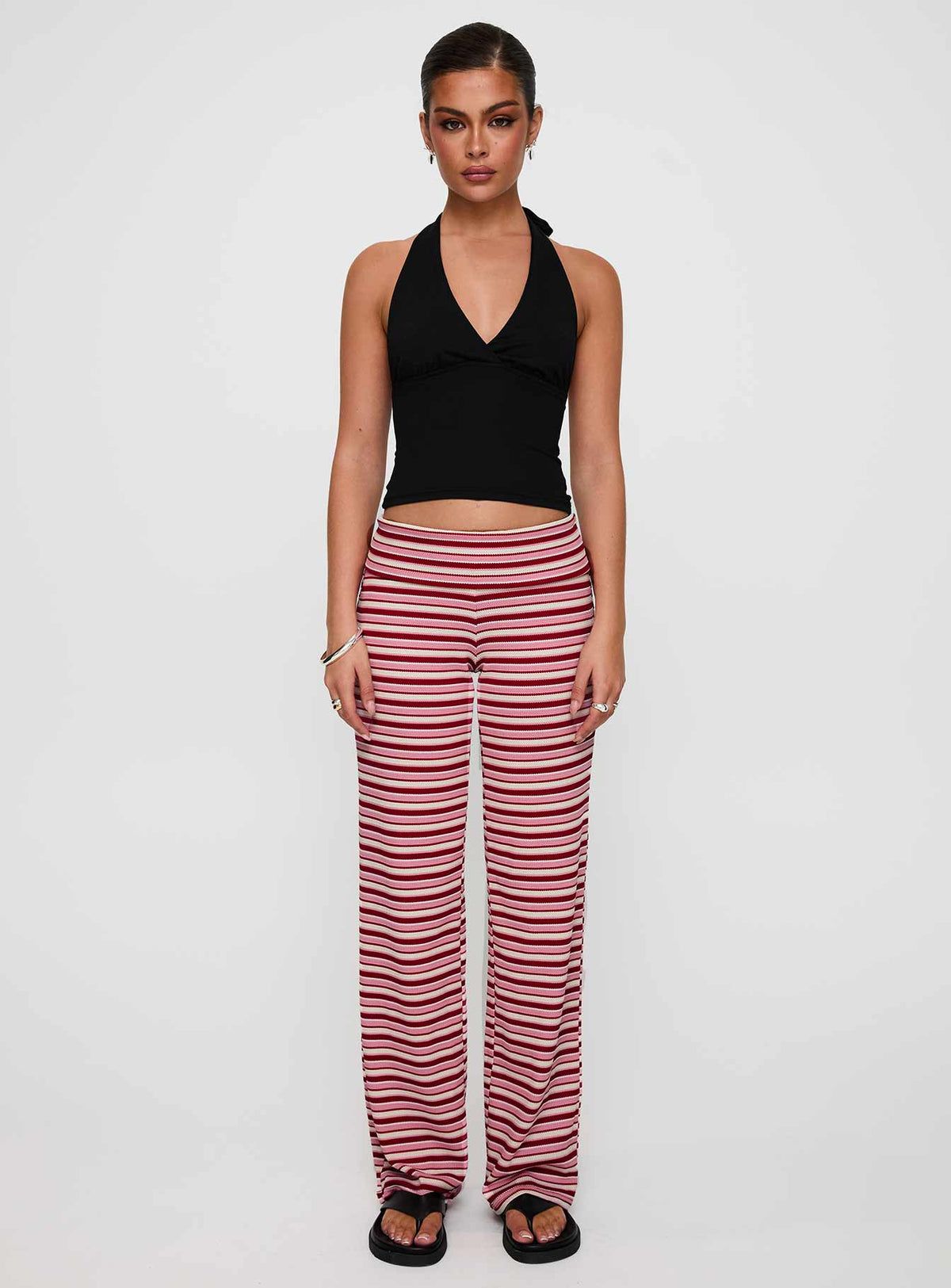 Dreamgirl Folded Pant Pink Multi
