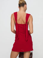 Steward Mini Dress Red