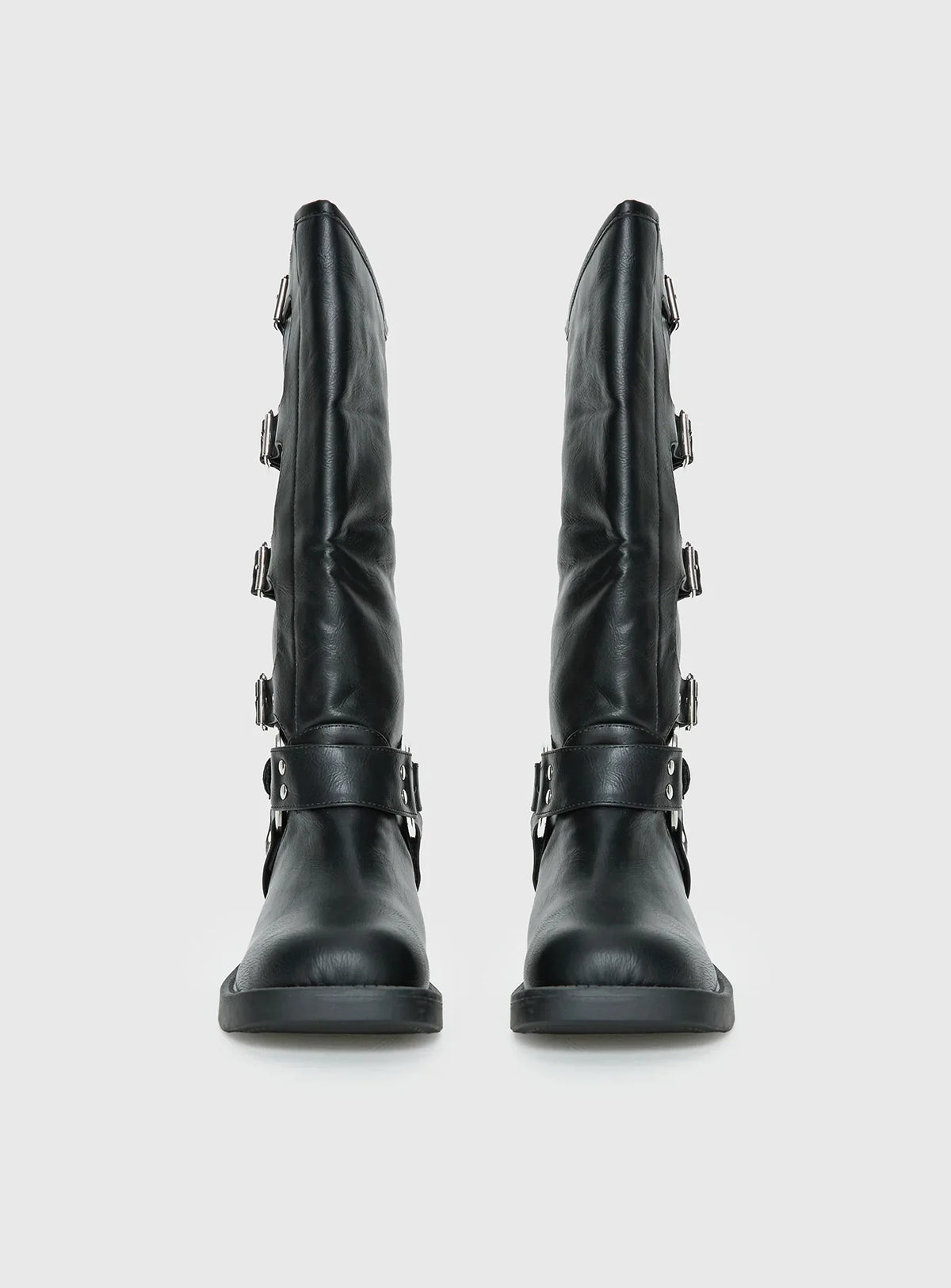 Buckle Down Boots Black