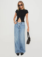Suzu Knit Top Black