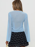 Coates Long Sleeve Top Blue