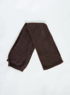 Yvetta Fluffy Scarf Brown