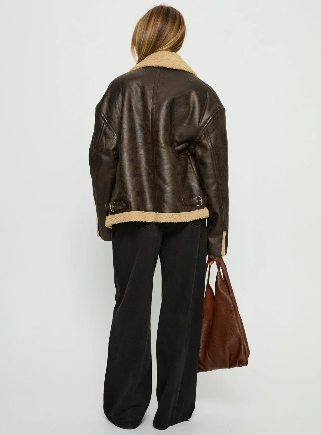 Benetta Collared Jacket Brown