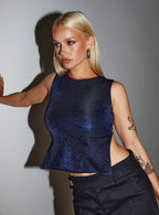 Uzo Top Navy